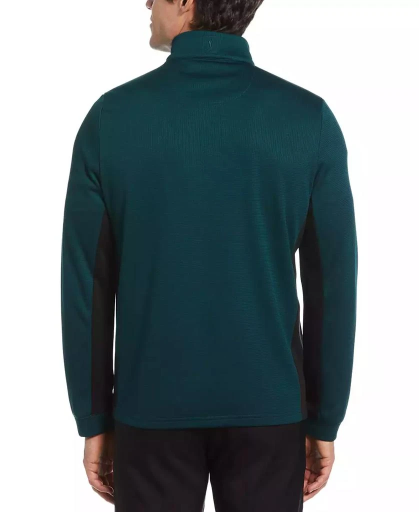 PGA TOUR Men's Micro Jacquard Quarter-Zip Pullover Sweater 2