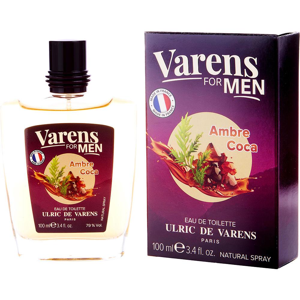 ULRIC DE VARENS Varens For Men Ambre Coca By  Edt Spray 3.4 Oz Men