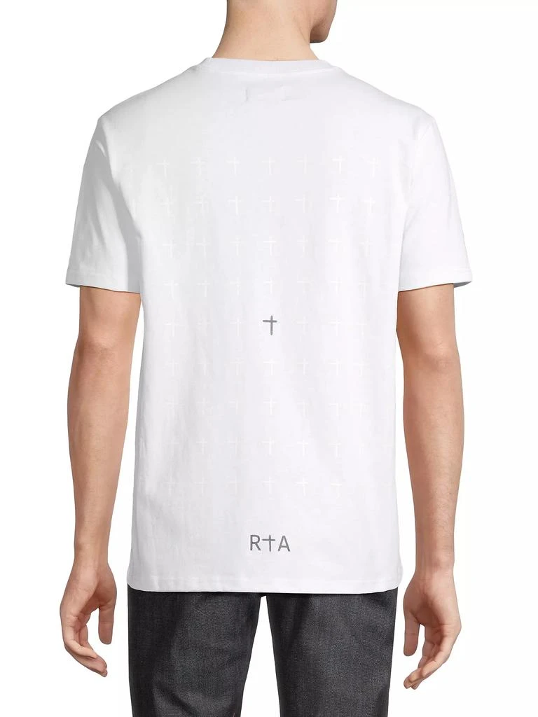 RTA Liam Graphic Crewneck T-Shirt 5