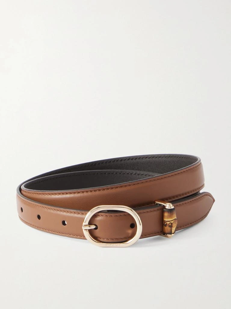 Gucci Leather Belt - Light brown