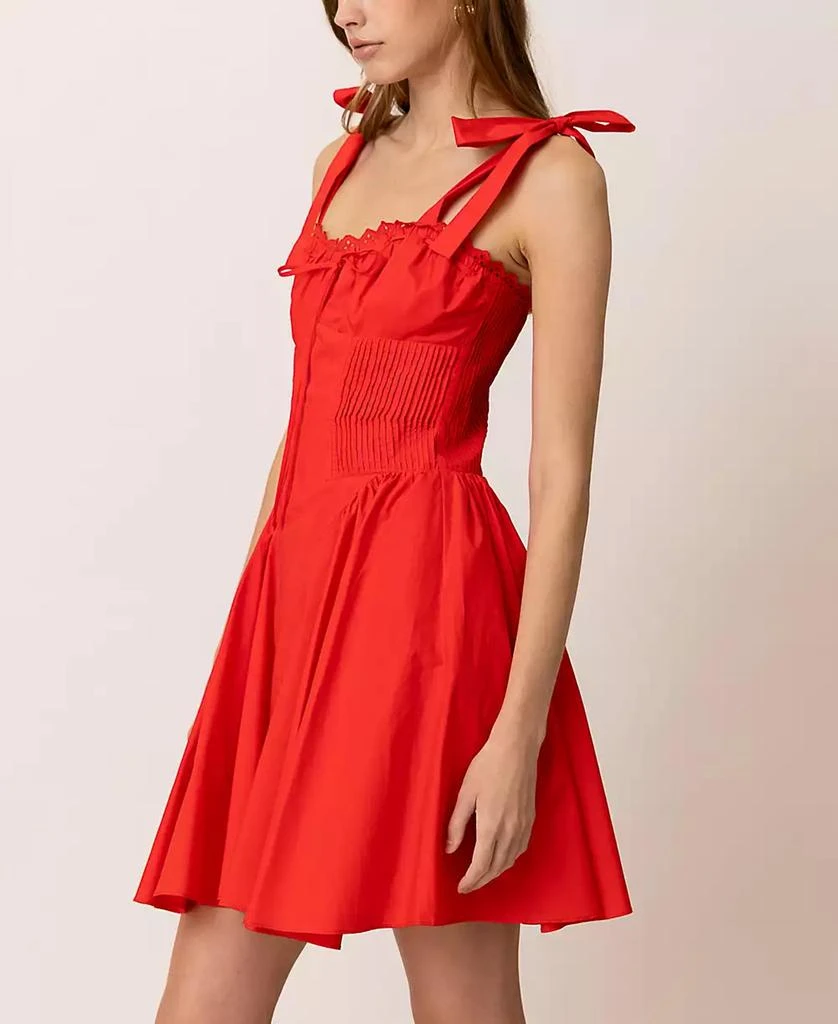 Line & Dot Women's Anessa Pleated-Waist Mini Dress 5