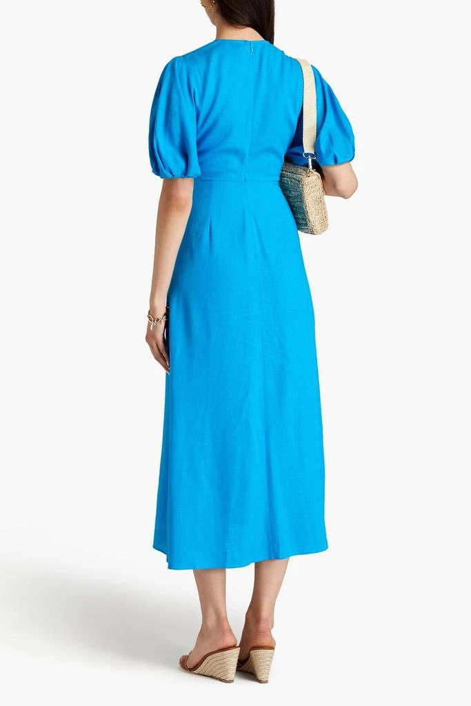 Diane von Furstenberg Majorie twisted woven midi dress 3