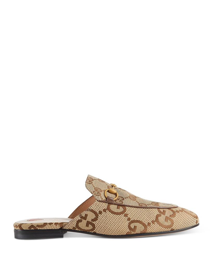 サンダル・ミュール Gucci Princetown Supreme Gg Fabric Mule Gucci Women's Princetown Mules - Slippers - Free Shipping