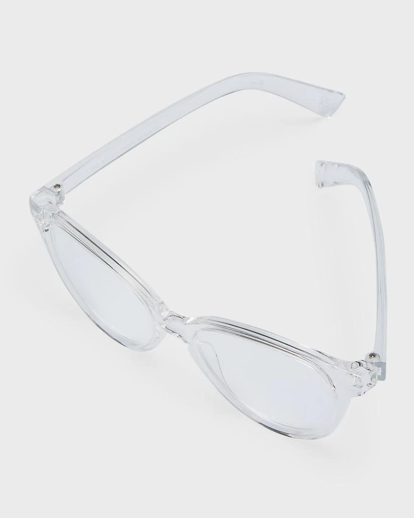 The Book Club The Art of Snore Plastic Cat-Eye Reading Glasses 5