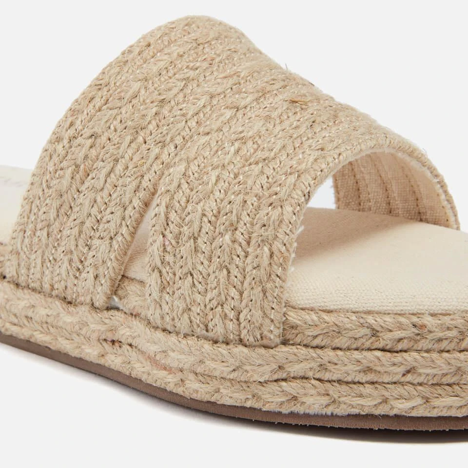 EMU Australia EMU AUSTRALIA WOMEN'S FERN JUTE FLATFORM SLIDES 3