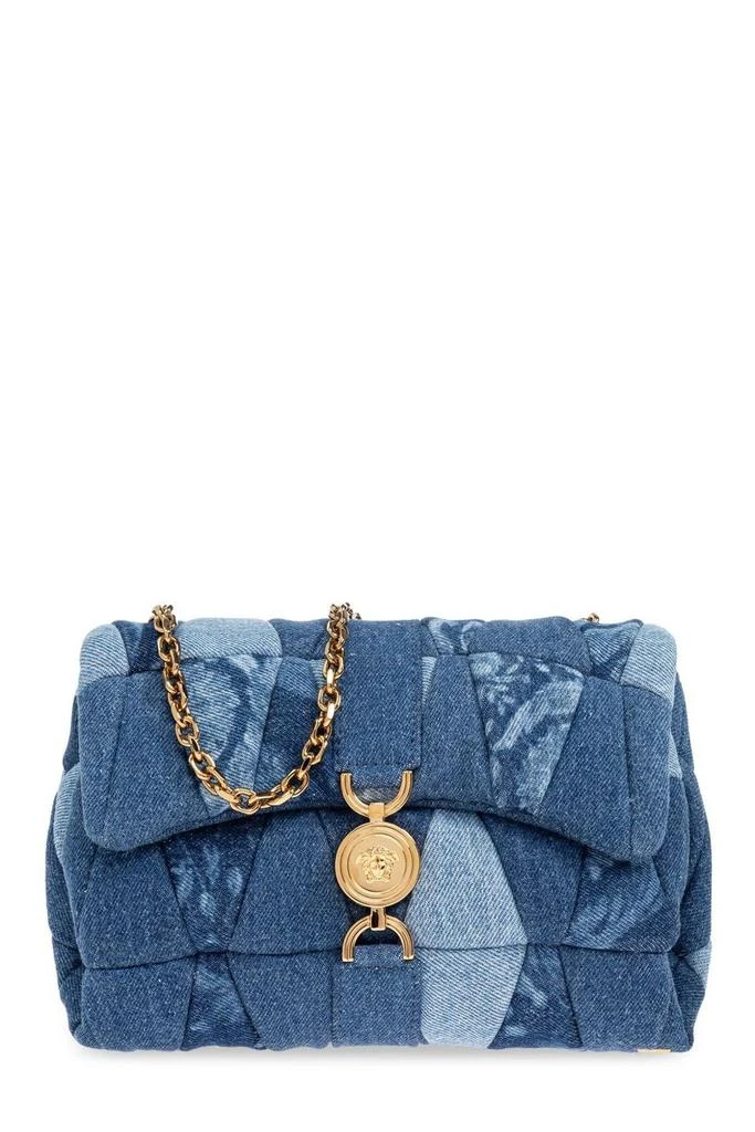 Versace Versace Quilted Denim Shoulder Bag 1
