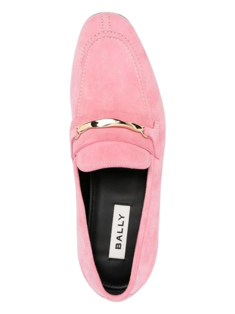 Bally Genos 6304148 Men's Pink Samantha Suede Leather Loafers 3