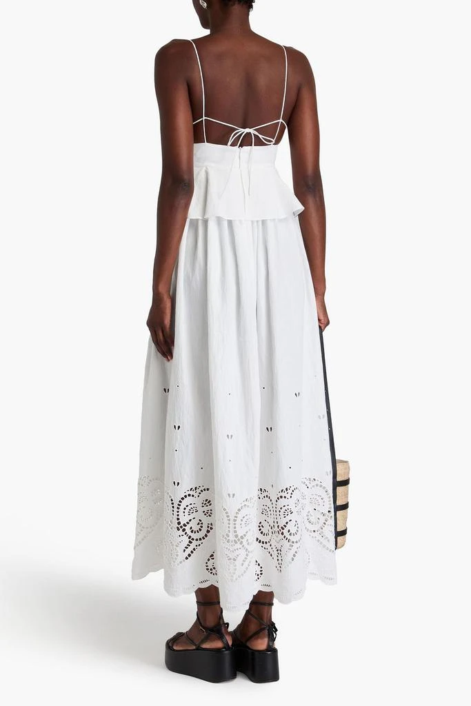 Stella McCartney Broderie anglaise cotton-blend maxi dress 3