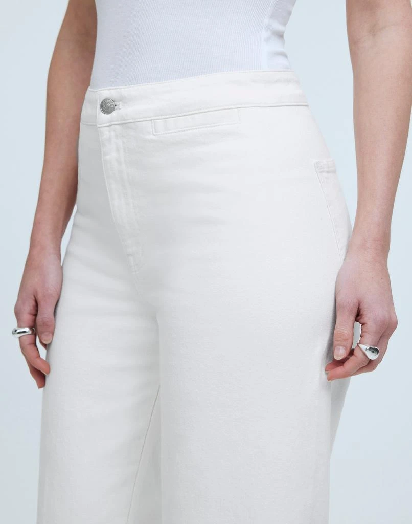 Madewell The Curvy Emmett Wide-Leg Jean in Tile White: Welt Pocket Edition 5