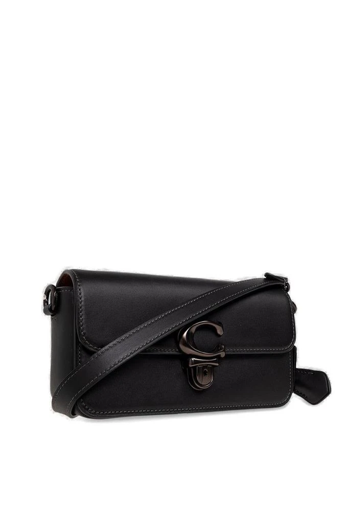 Coach Coach Studio Logo Plaque Baguette Shoulder Bag 3