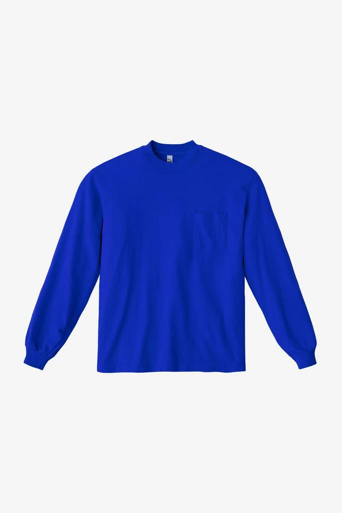 Los Angeles Apparel 1810GD - Long Sleeve Garment Dye Pocket T-Shirt 29