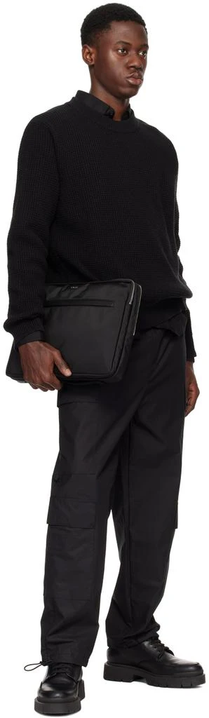 Hugo Boss Black Canvas Briefcase 4