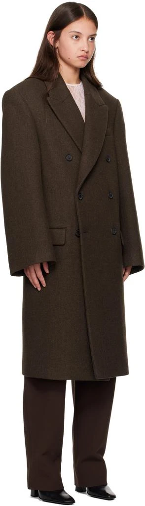 WARDROBE.NYC Brown Hailey Bieber Edition HB Coat 2