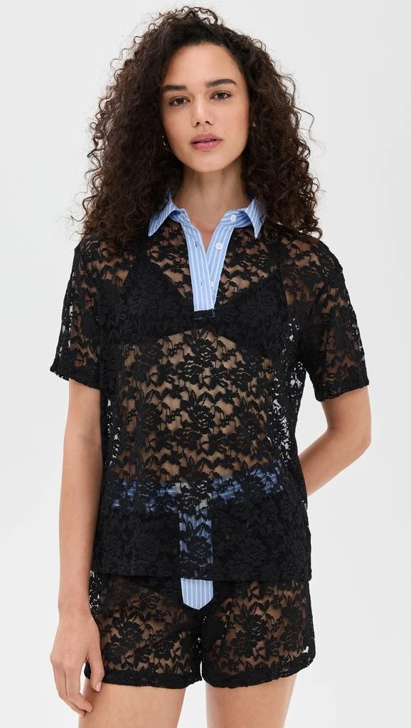 Lioness Cobain Lace Polo