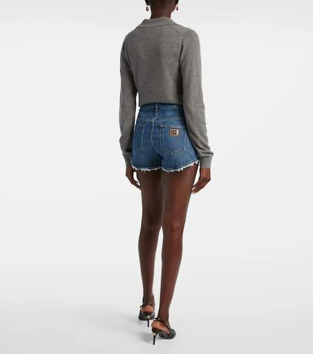 Dolce 
Gabbana Frayed denim shorts 3