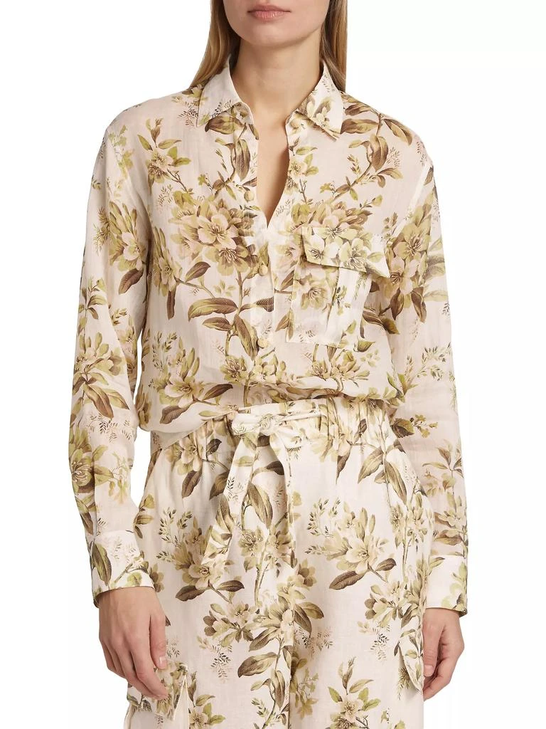 Zimmermann Golden Manstyle Floral Shirt 3