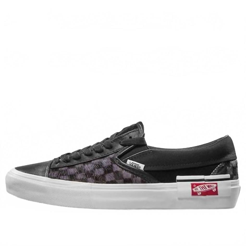 Vans Men's Slip-On Cap Lx Slip-On Shoe In Black/white