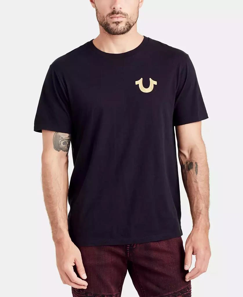 True Religion Men's Gold Buddha Graphic T-Shirt 2