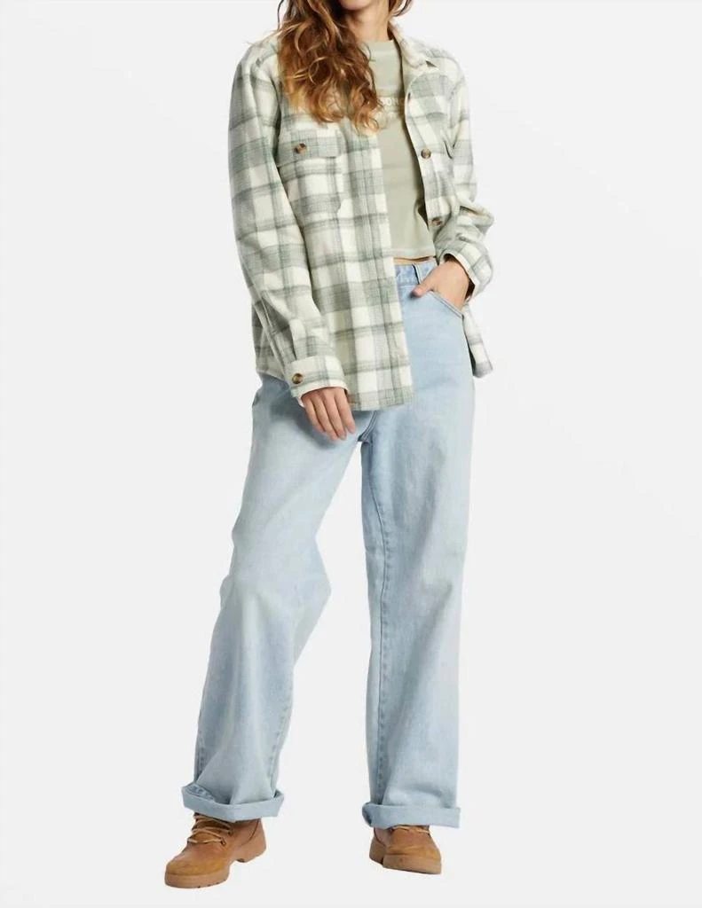 Billabong Forge Fleece Flannel In Hunter 2