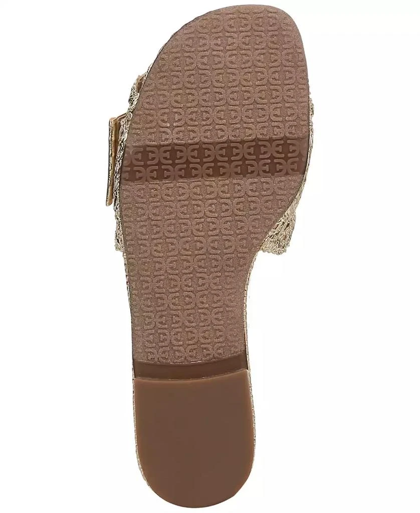 Sam Edelman Women's Bambi Raffia Buckle Slide Sandals 9