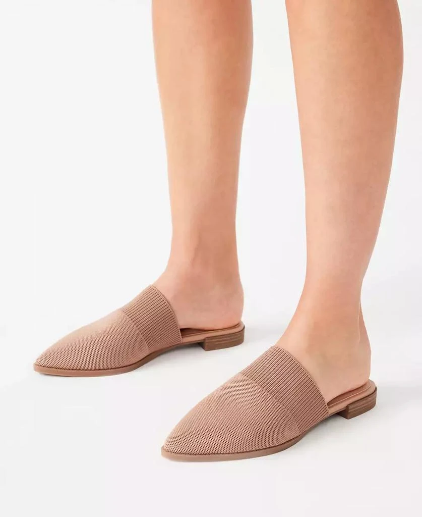 Anne Klein Women's Vassar Pointed Toe Knit Mules 4