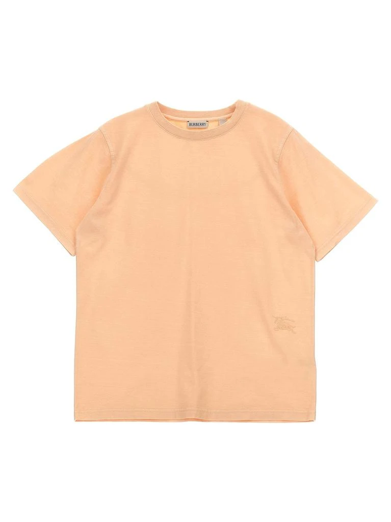 Burberry Burberry Kids EKD Logo-Embroidered Crewneck T-Shirt 1