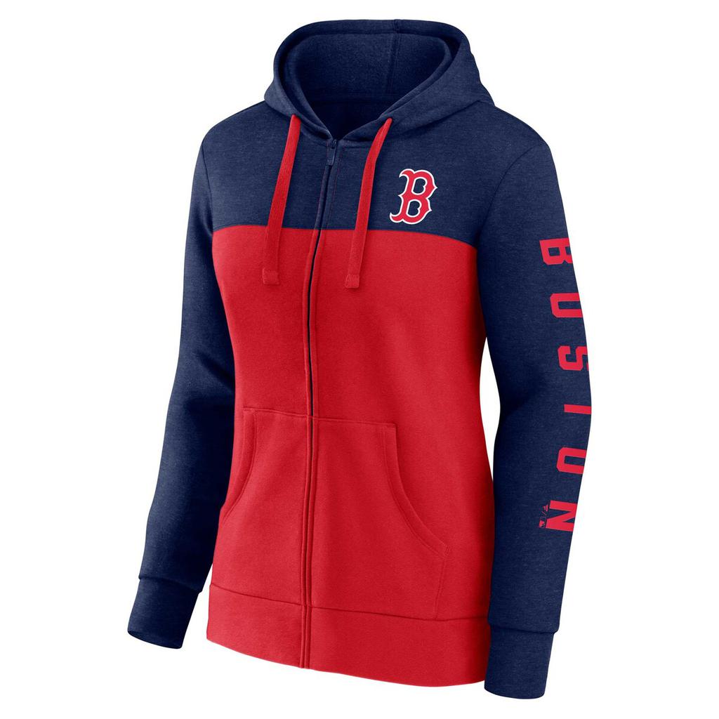 Fanatics Fanatics Red Sox City Ties Hoodie Full-Zip Sweatshirt - Women's
