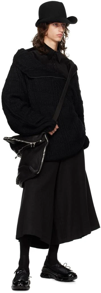 YOHJI YAMAMOTO Black M-Velveteen Shirt 5