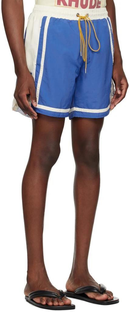Rhude Blue & Off-White Moonlight Shorts 2