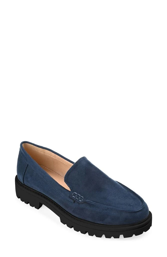 Journee Collection Ericka Lug Sole Platform Loafer - Wide Width 1