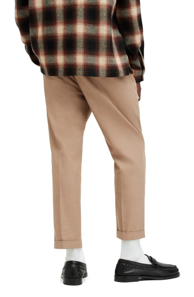 ALL SAINTS Tallis Pleated Cotton & Wool Trousers 2