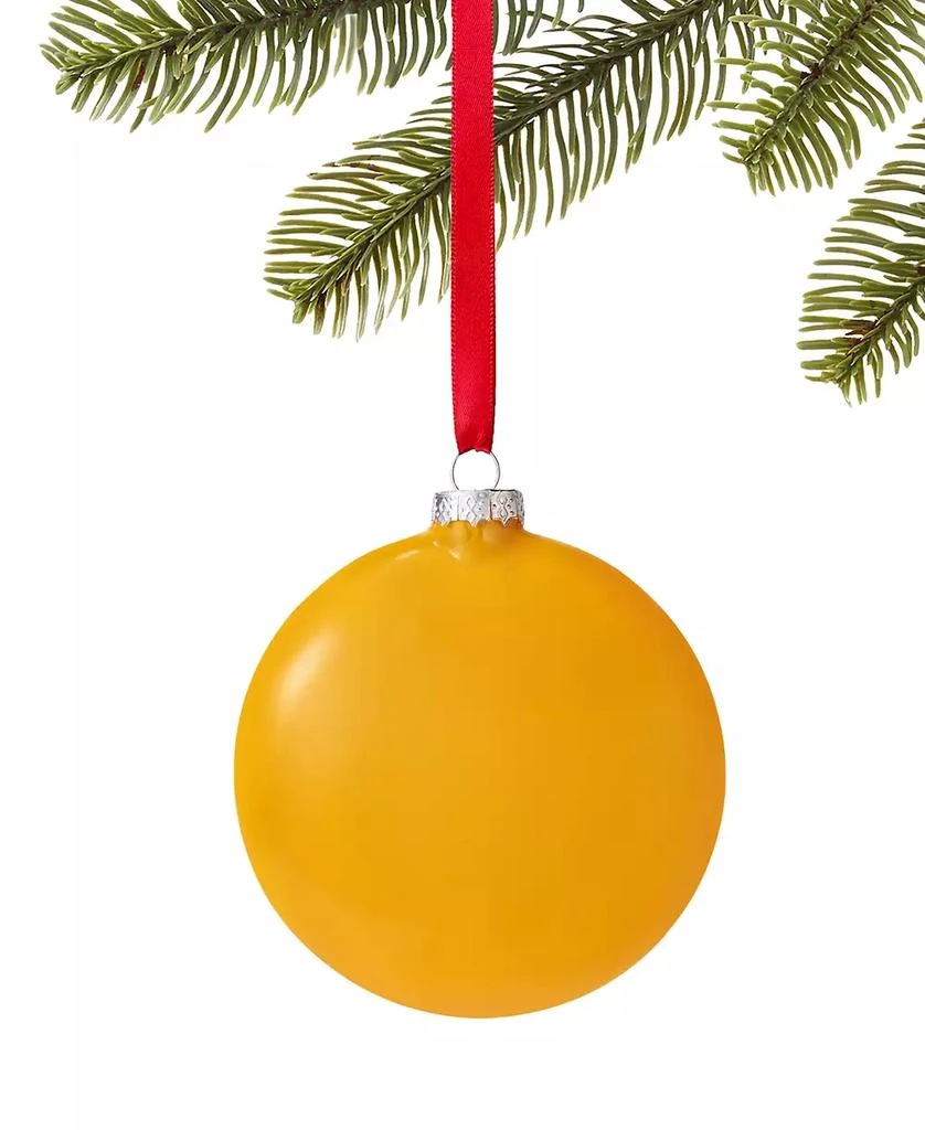 Holiday Lane Retro Holiday Yellow Smiley Face Ornament, Exclusively at Macy's 3