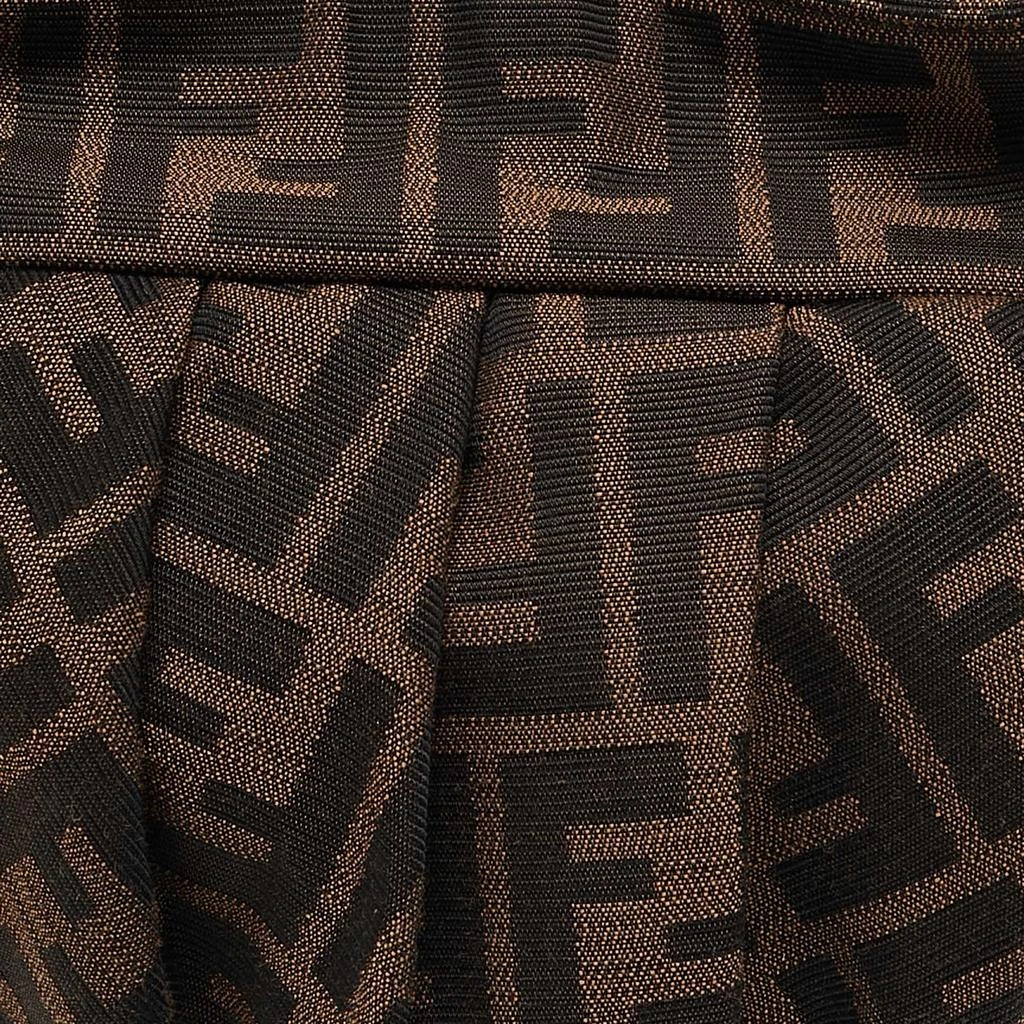 Fendi Fendi Tobacco Zucca Canvas Mini Chef Hobo 5