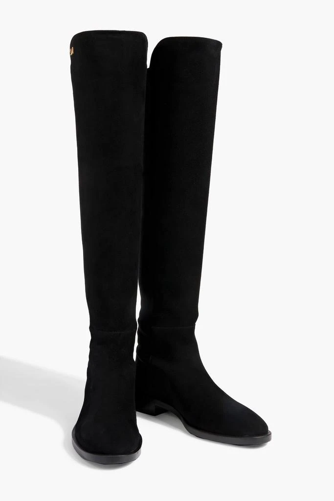 Stuart Weitzman Keelan microstretch and suede over-the-knee boots 2