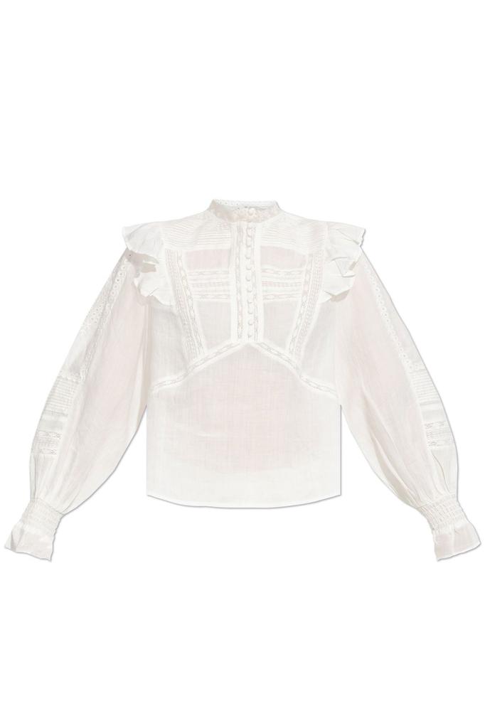 Zimmermann 襟付きプリント長袖シャツ ZIMMERMANN Halliday floral-print Shirt | Neutrals | FARFETCH