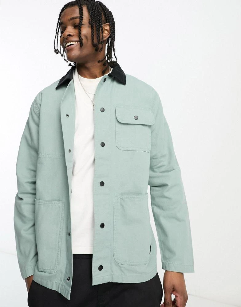 Vans Vans drill chore jacket in green 1