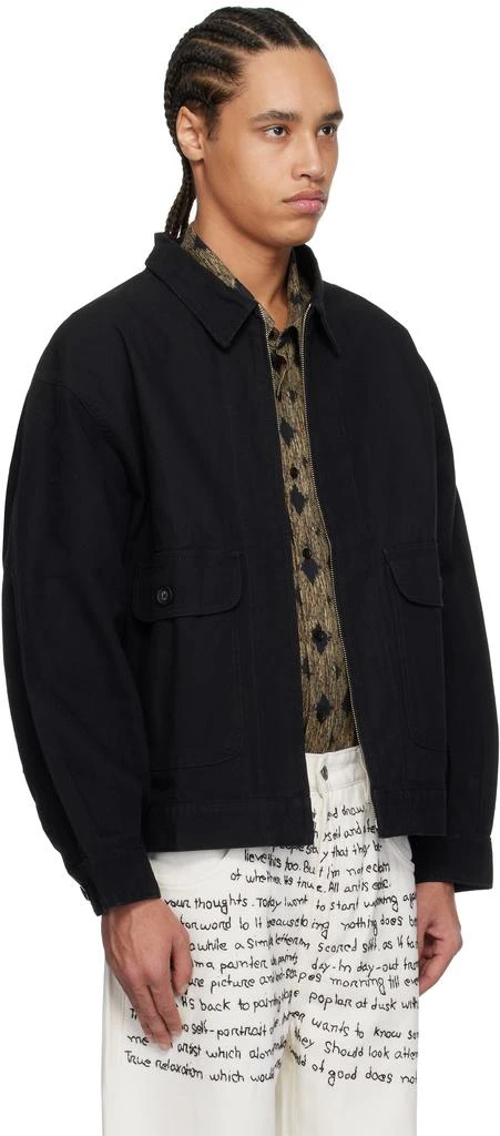 Glass Cypress Black Canvas Jacket 2