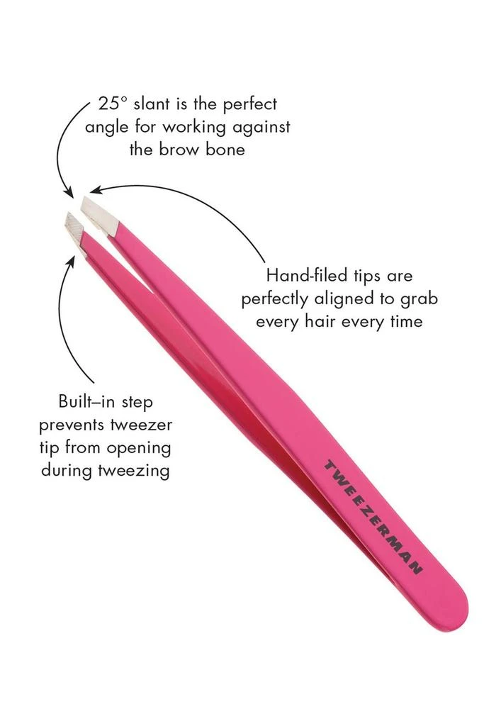 TWEEZERMAN Pretty in Pink Slant Tweezer 4