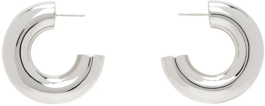 Sophie Buhai Silver Large Donut Hoop Earrings 1