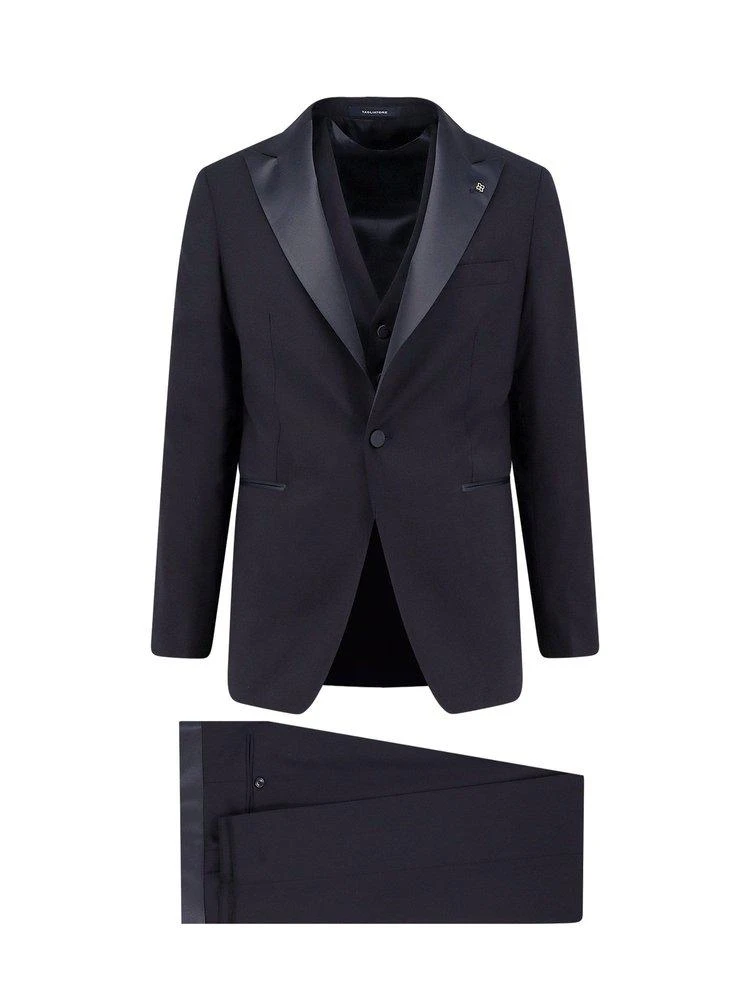 TAGLIATORE Tagliatore Single-Breasted Three-Piece Suit
