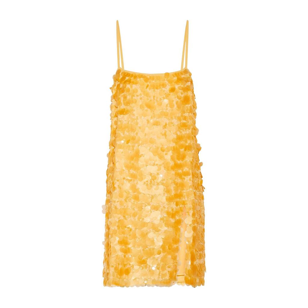 Miu Miu Miu Miu - Short Dresses - Yellow - Woman