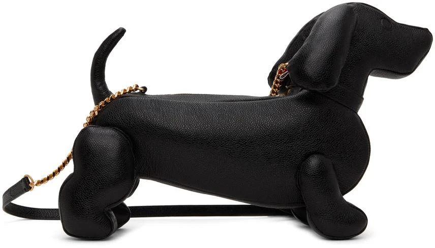 Thom Browne Black Mini Hector Bag 1