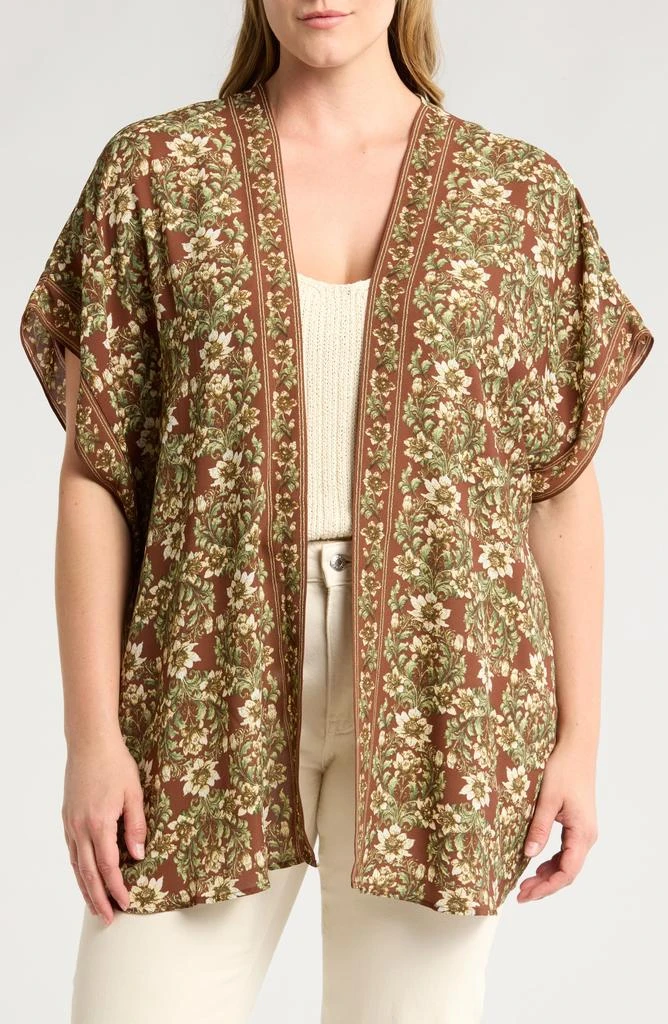 Max Studio Short Sleeve Ruana 1