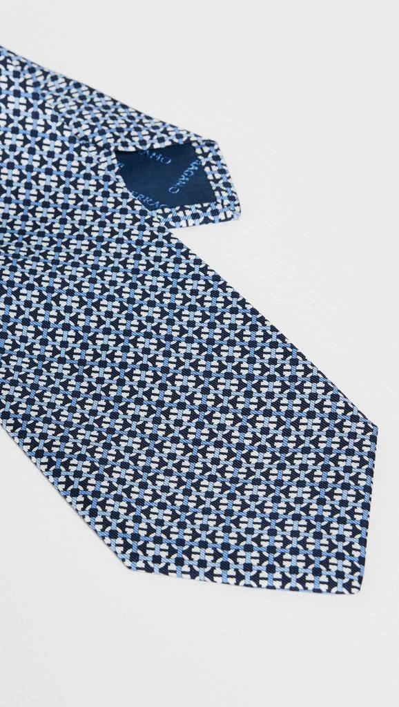 Salvatore Ferragamo Loghi E Lettering Silk Tie 3