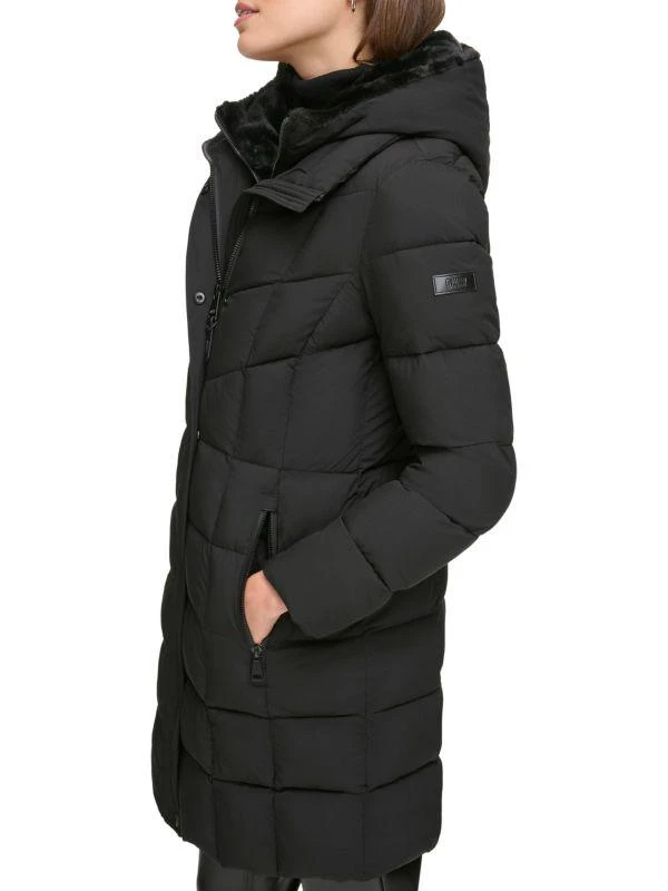 DKNY Longline Bib Puffer Jacket 3