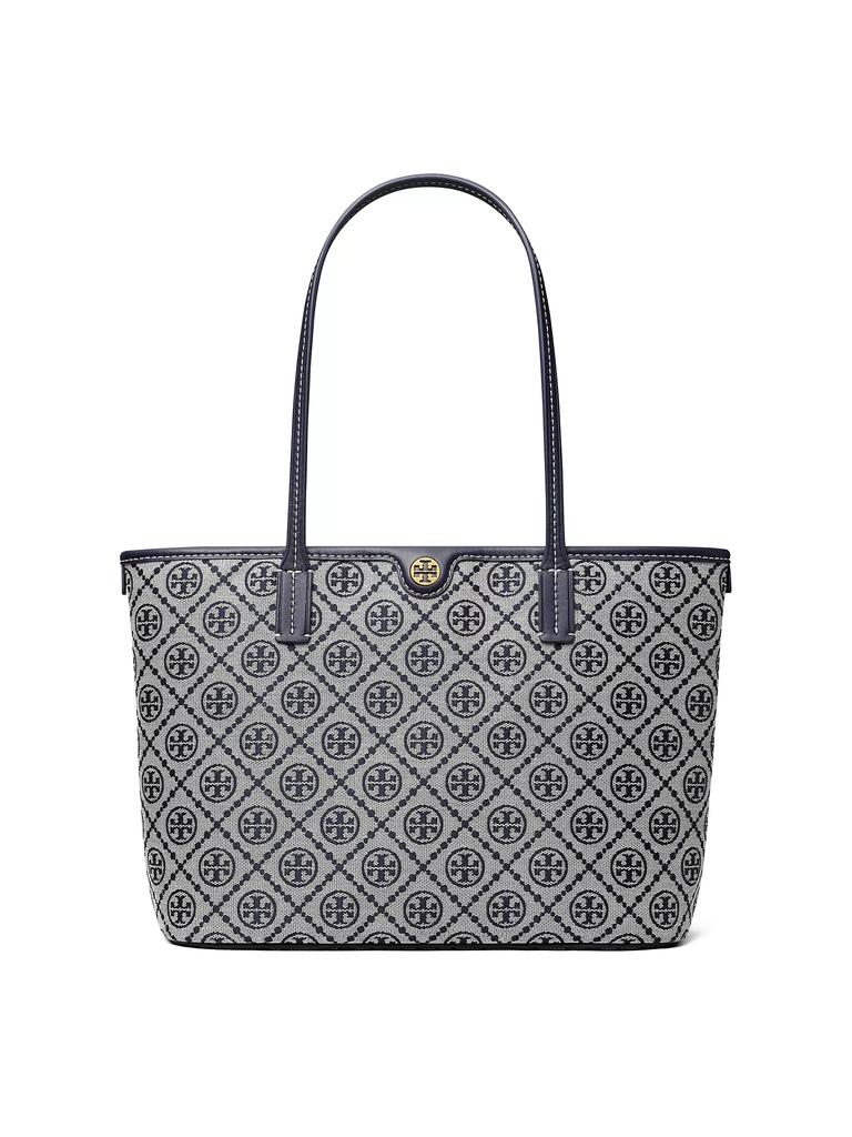 Tory Burch Small T Monogram Zip Tote Bag