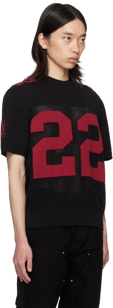 AMIRI Black & Red '22' T-Shirt 2
