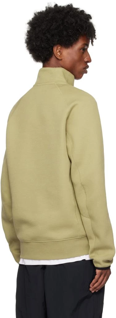 NIKE Khaki Sportswear Tech Half-Zip Sweatshirt 3