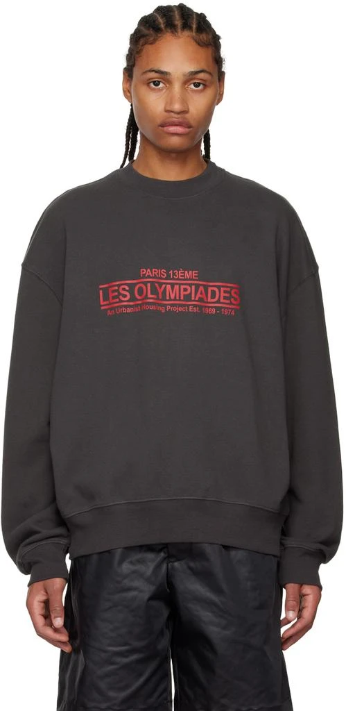 Song for the Mute Black 'Les Olympiades' Sweatshirt 1