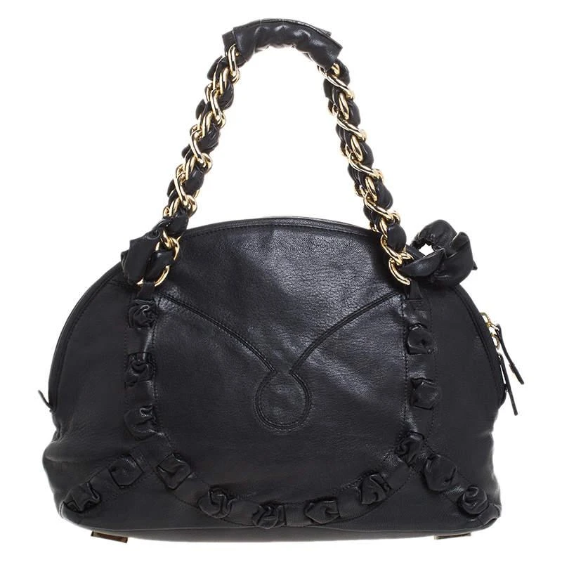 Gianfranco Ferre Gianfranco Ferre Black Leather Satchel 1